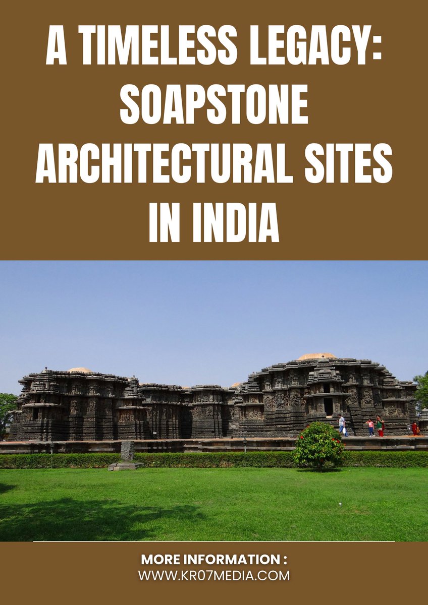 kr07media's tweet image. A #Timeless #Legacy: #Soapstone #Architectural #Sites in #India
India, a land steeped in #history and #culture, boasts a #rich #architectural #heritage that spans #millennia. Among the many building #materials used throughout its architectural history, soapstone stands out for...