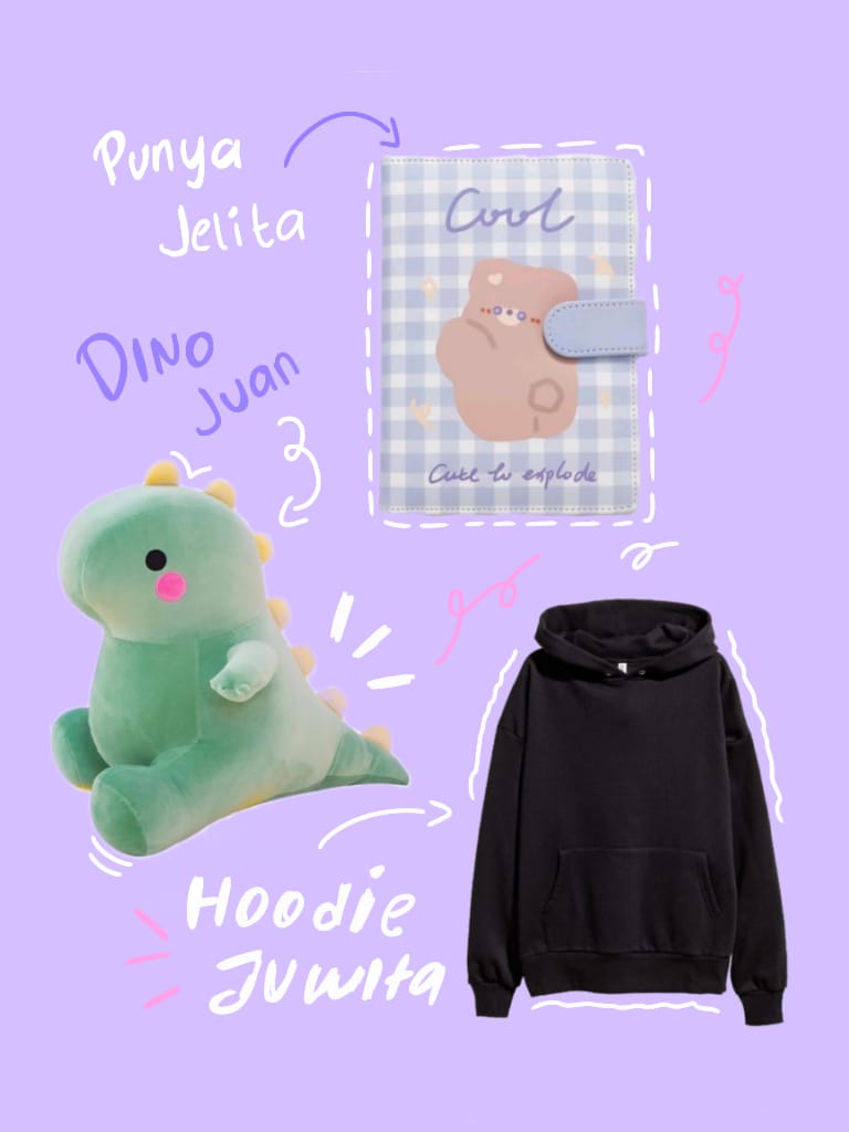 butterf22396772's tweet photo. GIVEAWAY CEPAT!!!
Hadiah: Boneka Dino Juan 🦖 + Hoodie Juwita 🧥 + Notebook Jelita📓
1. Like &amp; RT tweet ini
2. Sebutin 1 hal ikonik tentang J3! 
3. Wajib pake hashtag #JUJUJE (Contoh: Juan galak #JUJUJE
4. Boleh komen yg banyaak!
Batas waktu sampai 26 September 2023 pkl 17.00 WIB https://t.co/wEx05fZNCc