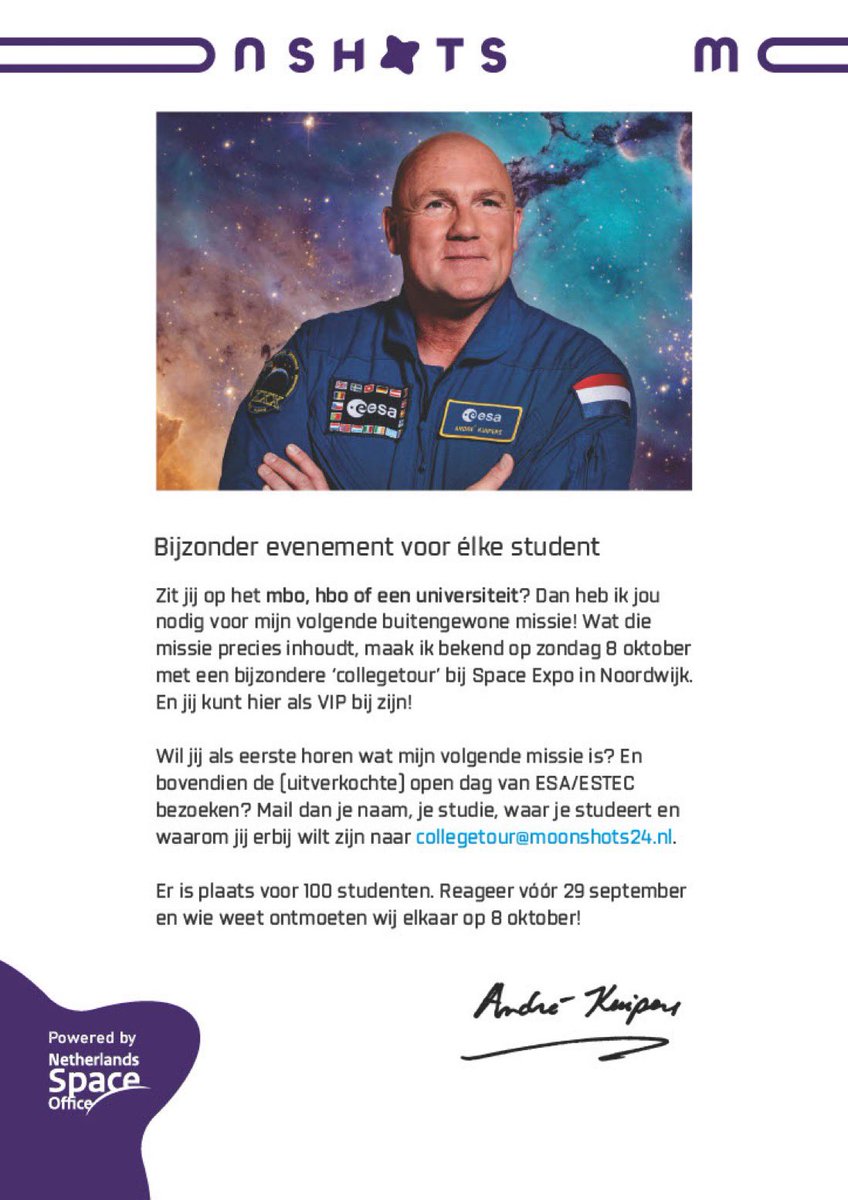 André Kuipers tweet media