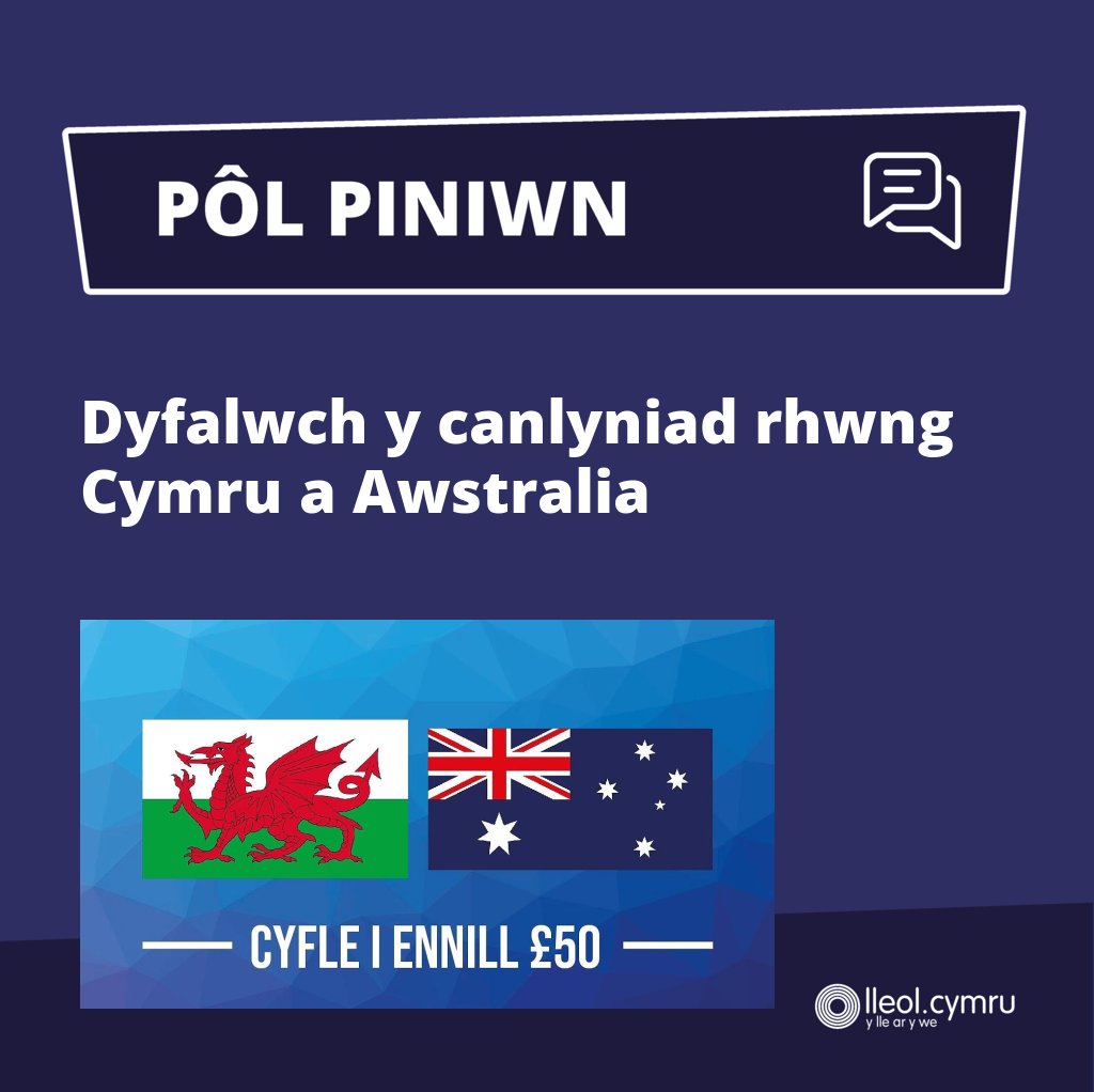 🏴󠁧󠁢󠁷󠁬󠁳󠁿 CYFLE OLAF 🏴󠁧󠁢󠁷󠁬󠁳󠁿

Ewch amdani &gt;&gt; bit.ly/450QmS8

#Barn #PôlPiniwn #Rygbi #CwpanYbyd #Cymru #Awstralia