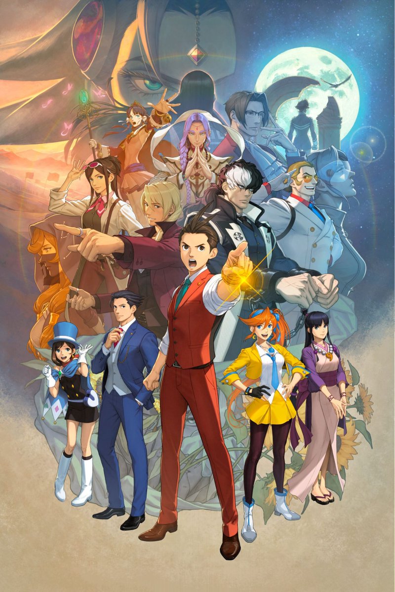 NintendHOME's tweet photo. 🖼 Artwork – L’artwork principal réalisé pour Apollo Justice: Ace Attorney Trilogy est tellement incroyable, on est d’accord ? https://t.co/aVUAZL8NTw