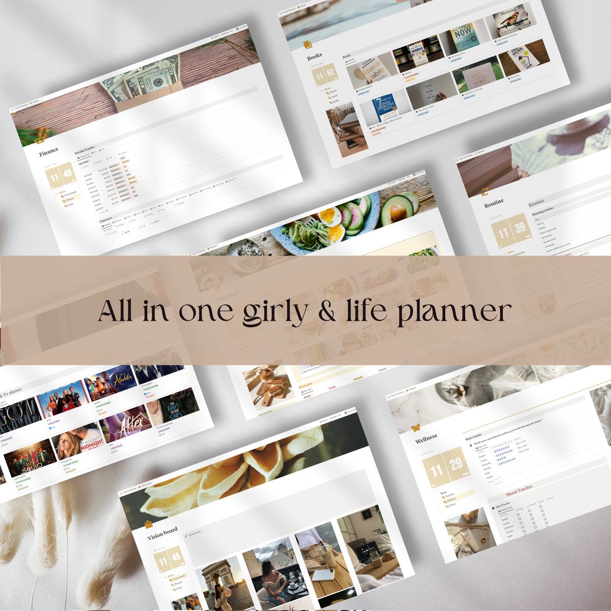 thegoodieslab's tweet image. We see all the girlies out there trying to keep an organized life and struggling to plan their time.🧘‍♀️

And that needs to end! Try now our all in one life planner and start saving time for yourself ➡️ thegoodieslab.etsy.com/listing/155953…

#notionplanner #thatgirlplanner #EtsySeller