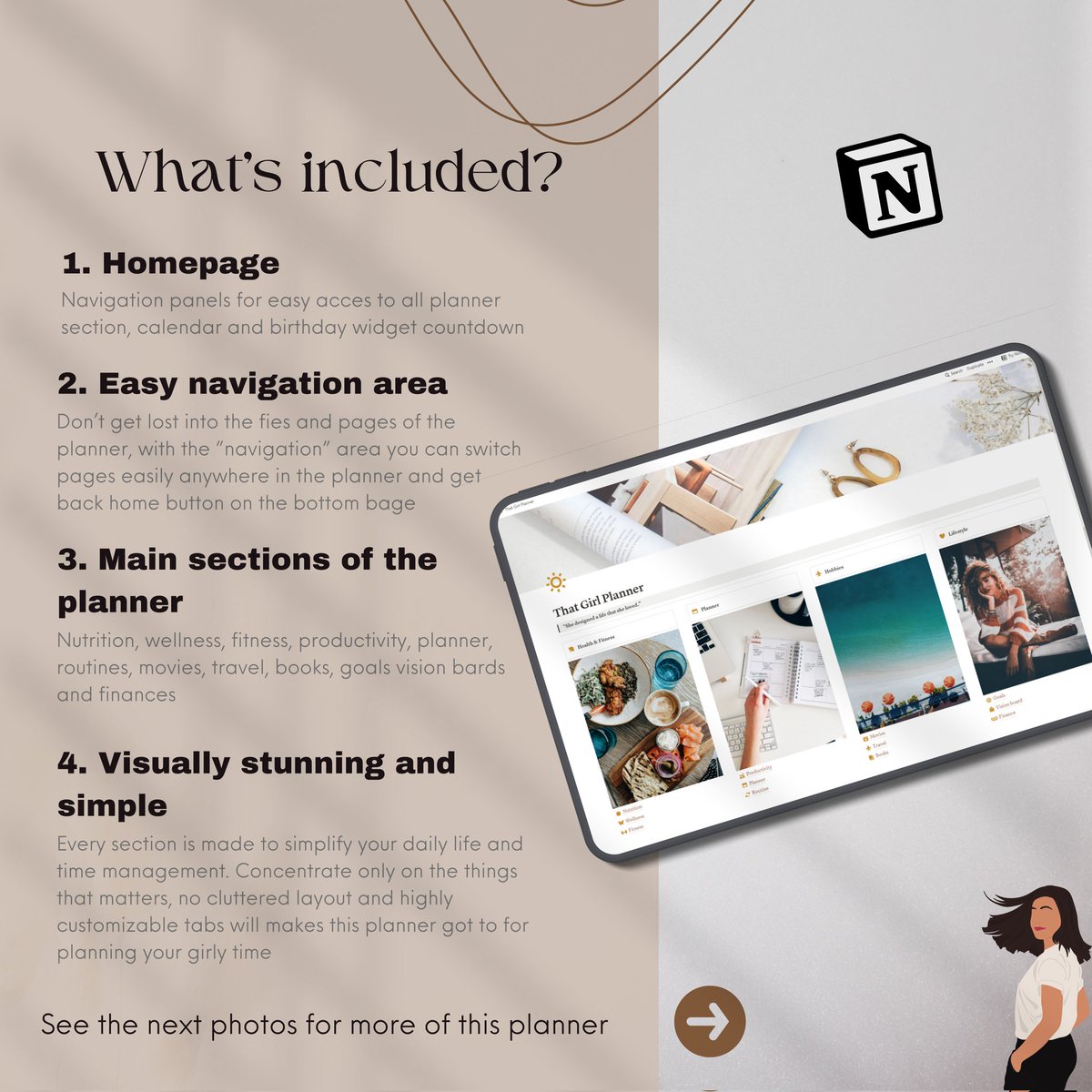 thegoodieslab's tweet image. We see all the girlies out there trying to keep an organized life and struggling to plan their time.🧘‍♀️

And that needs to end! Try now our all in one life planner and start saving time for yourself ➡️ thegoodieslab.etsy.com/listing/155953…

#notionplanner #thatgirlplanner #EtsySeller