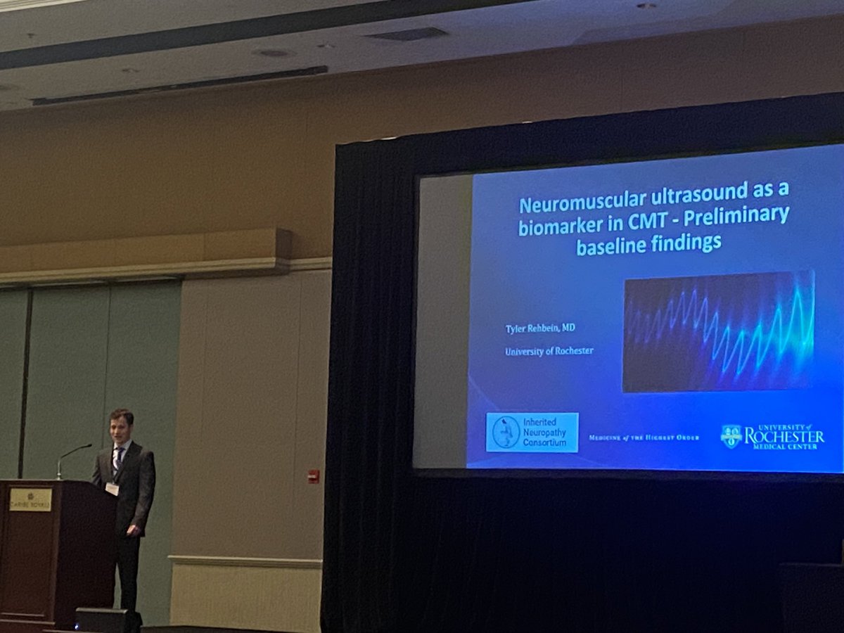 Samuel Mackenzie MD PhD (@notoriousemg) on Twitter photo Excited to hear from Dr. Rehbein about his work on NMUS in CMT. #nmsg2023 <a href="/URMC_Neurology/">University of Rochester Neurology Residency</a> Excited to hear from Dr. Rehbein about his work on NMUS in CMT. #nmsg2023 <a href="/URMC_Neurology/">University of Rochester Neurology Residency</a>