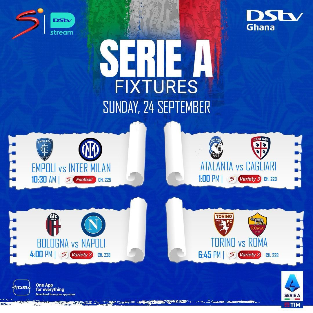 maclord_xavier's tweet image. Serie A lovers 👍#DstvOpenWeekend