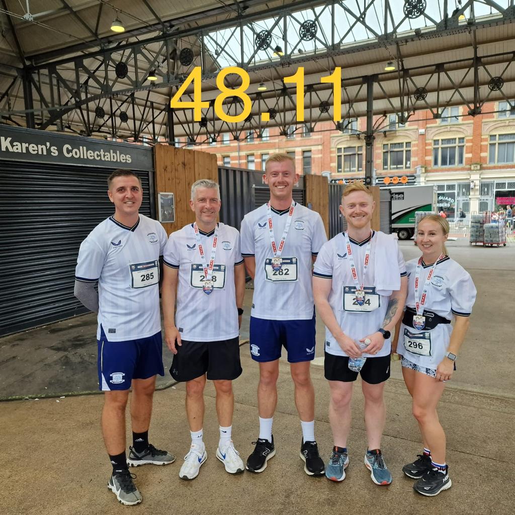 A Big thankyou to all my sponsors. Smashed the 50mins @pnecet <a href="/pnefc/">Preston North End FC</a>