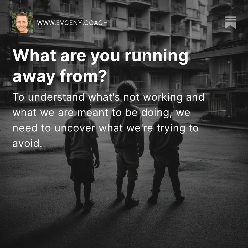 What are you running away from? 
open.substack.com/pub/unconditio…