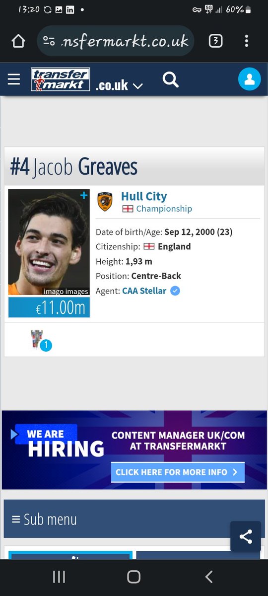 #lufc Liked him when he played against us and he's only 23. Would be a great signing for us imo.