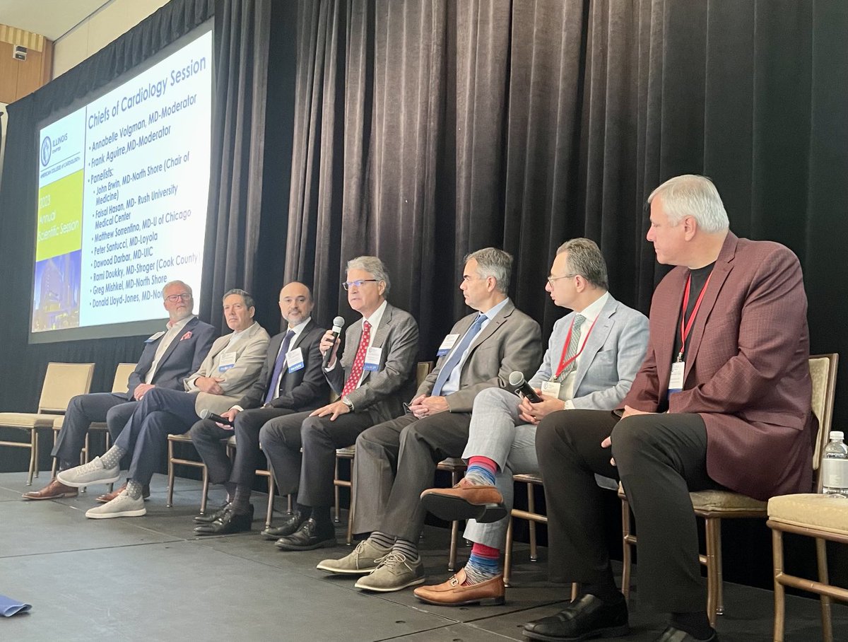 avolgman's tweet photo. Thanks to all who came to the ⁦@IllinoisACC⁩ Annual Mtg! From AI to TEVAR, we covered many CVD topics! The #ACCFITs #ACCWIC &amp; #ACCDEI were well represented! The Chiefs of Cardiology were inspiring! ⁦@docbfreed⁩ ⁦@SandeepNathanMD⁩ ⁦@RupaSanghaniMD⁩ https://t.co/1qzgx0qncS