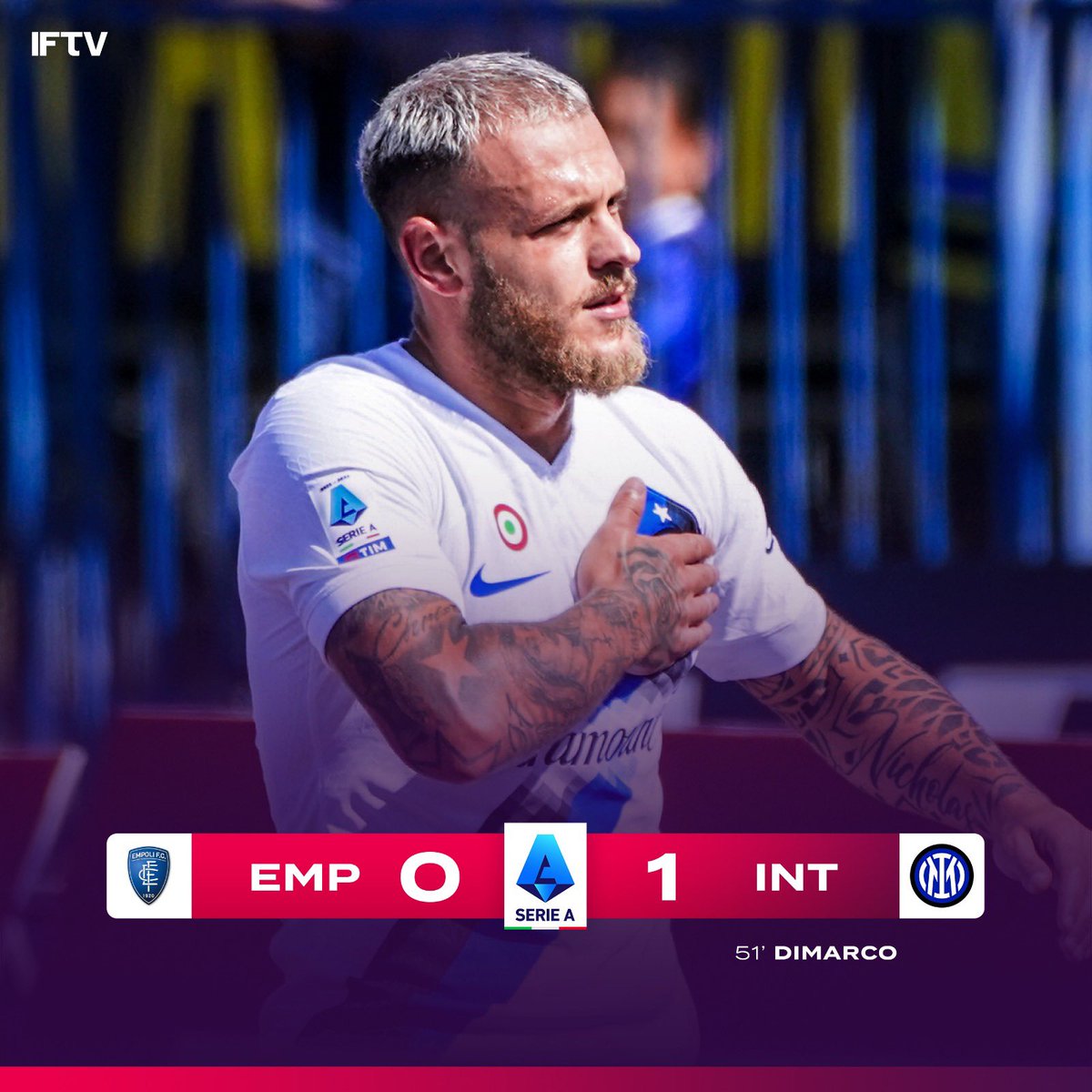 Inter have a PERFECT Serie A start so far:

• 5 games
• 5 wins
• 14 goals scored
• 1 conceded 
• 7 different goalscorers 

Inzaghi isn’t playing games.