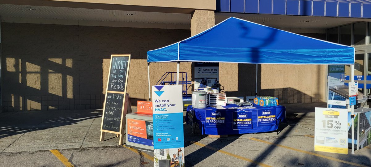 Swing by <a href="/lowes0419/">Roanoke Lowe’s 0419</a> and let us help you with your Winter Installation needs today! @som2to <a href="/Evanatlowes/">Evan Underwood</a> <a href="/thomasle42/">Lauren Thomas</a> <a href="/AdamGJamison/">Adam Jamison</a> <a href="/BlueBoxR1/">@BlueBoxR1</a> <a href="/RealDennisLight/">Dennis Light</a> <a href="/BenitoKomadina/">Benito.Komadina@Lowes</a>