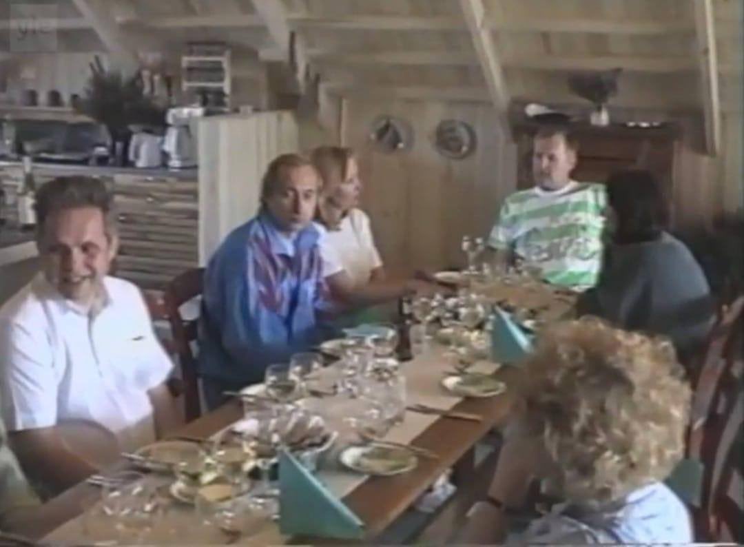 Gerashchenko_en's tweet photo. YLE (Finnish broadcasting company) published photos and videos of Putin on vacation in Finland in the early 1990s.

Have you seen these photos yet?
"The future great geostrategist, sex symbol and dream of all Russian women."

And also the future murderer, international terrorist and maniac. 

By the way, it is rumored that while working in the secretariat of the Leningrad UKGB, Putin's colleagues called him "Moth" and "Little Rat".