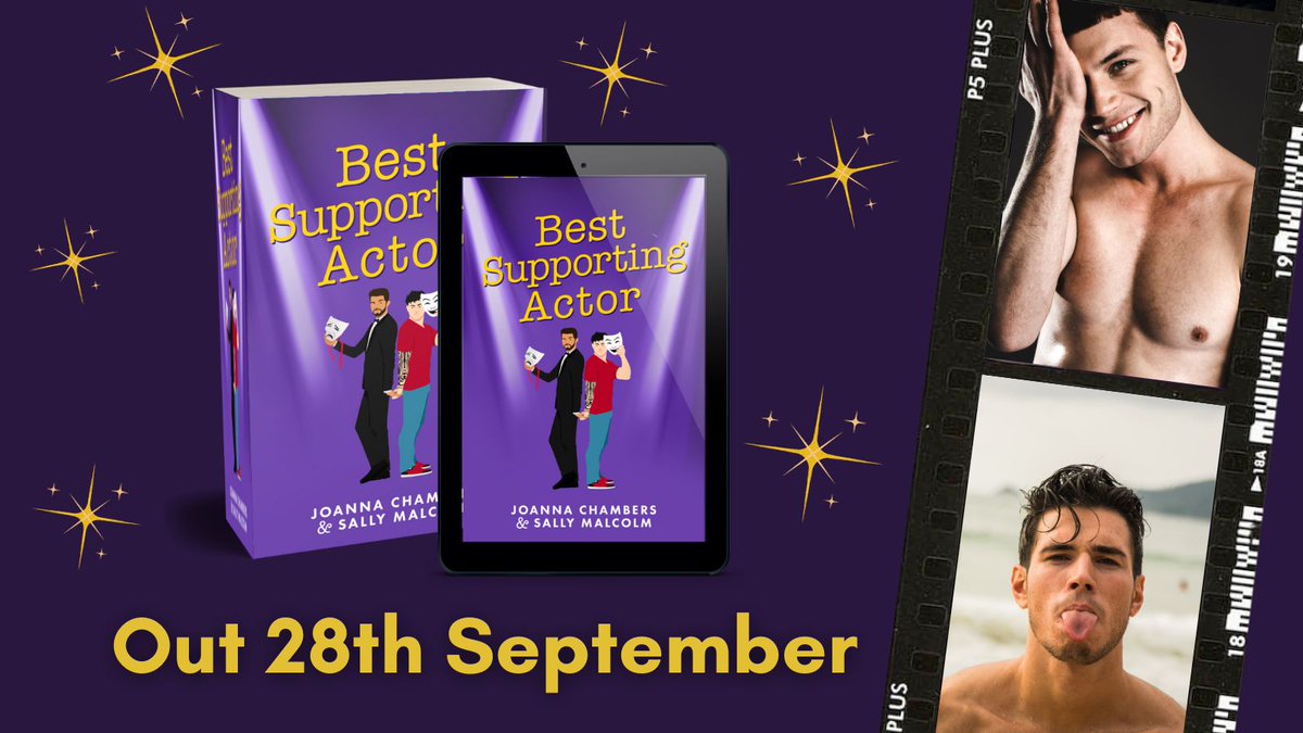 So the fabulous <a href="/ChambersJoanna/">Joanna Chambers</a> and I have a new book out and it's our favourite so far!💜 

Meet gorgeous actors Tag O'Rourke &amp; Jay Warren for...

🍆Lust &amp; Loathing at first sight
🎭Theatre, darling!
😱Bad choices
😬Awkward morning afters
👨‍❤️‍👨Happy Endings

books2read.com/BestSupporting…