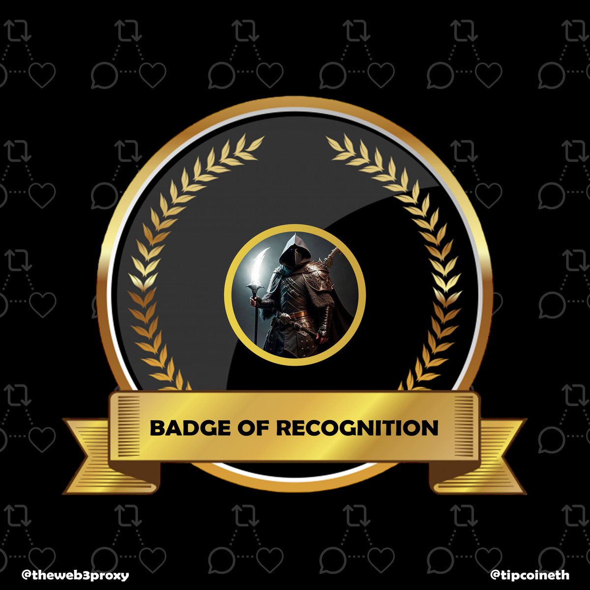 ⚠️ BADGE OF RECOGNITION #4

🌱 This renewed <a href="/tipcoineth/">tipcoin</a> Badge of Recognition goes to <a href="/rangercrypt/">Rangercrypt</a>

🌱 For being a HERO at supporting small accounts. Follow him, he's your guy!

🌱 Sending him all the $tip and love he can get 

🌱 Like, Retweet and Quote for 10,000,000 Points +