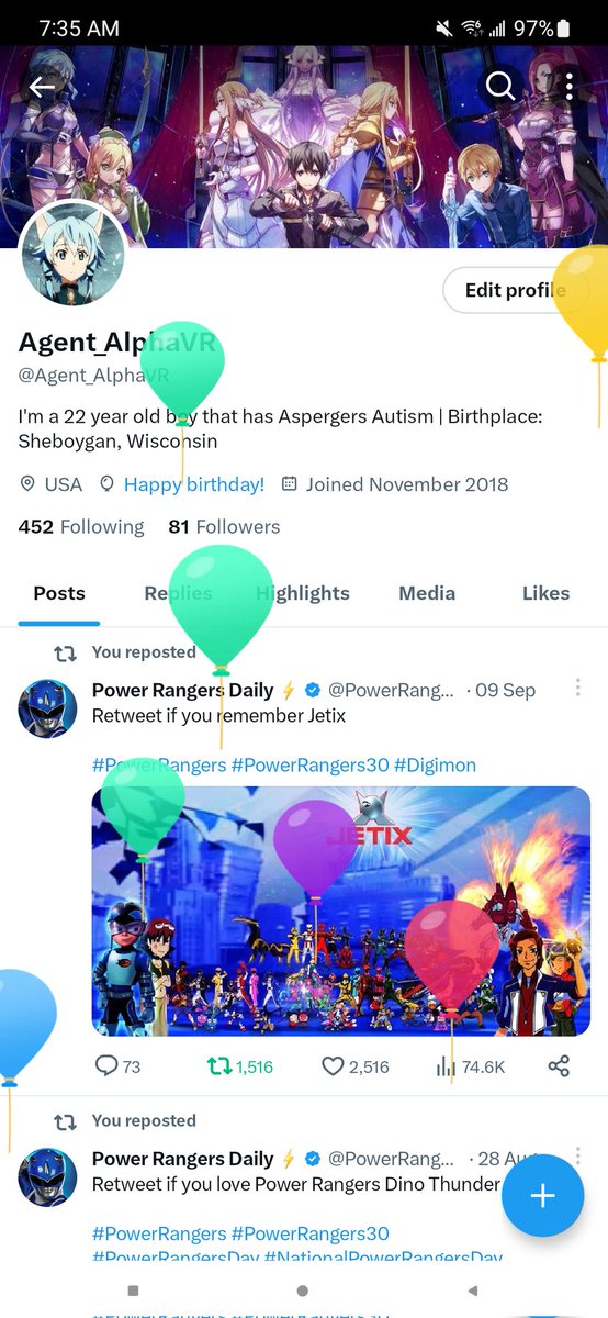 Agent_AlphaVR's tweet image. It's my 23rd birthday!