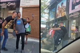 🚨 Famosos: l  Condenado por assassinar Eliza Samudio, goleiro Bruno é tietado nas ruas no Rio de Janeiro em reduto bolsonarista