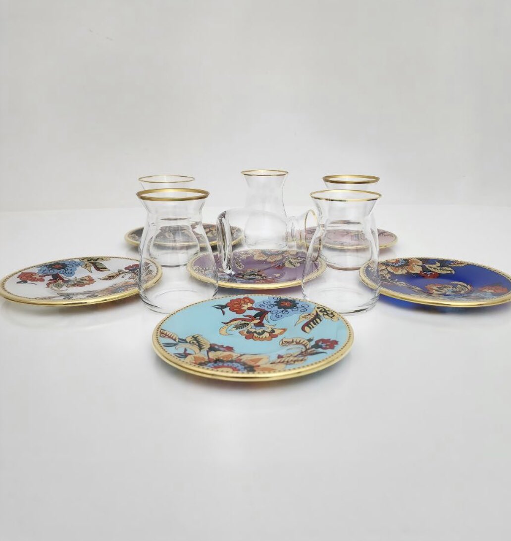 ⭐️Glore Lorena Asorti 12 Parça 6 Kişilik Altın yaldızlı Cam Çay Bardağı Takımı 
👉Fiyatı : 990₺ yerine 849₺

🌐enuygunhersey.com
#çaytakımı #çaybardağı #camçaybardağı #camçaytakımı #alışveriş #trendçaytakımı #altınyaldızlıçaytakımı