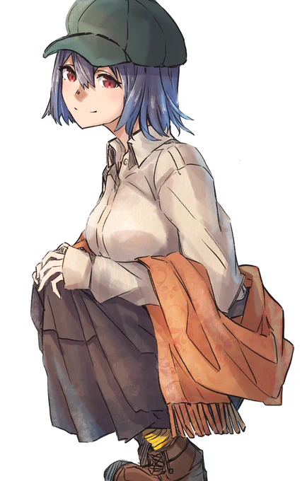 あきつ丸、「貴方も待ち合わせでありますか?」#艦これ版深夜の真剣お絵描き60分一本勝負#艦これ版真剣お絵描き60分一本勝負_20230924 