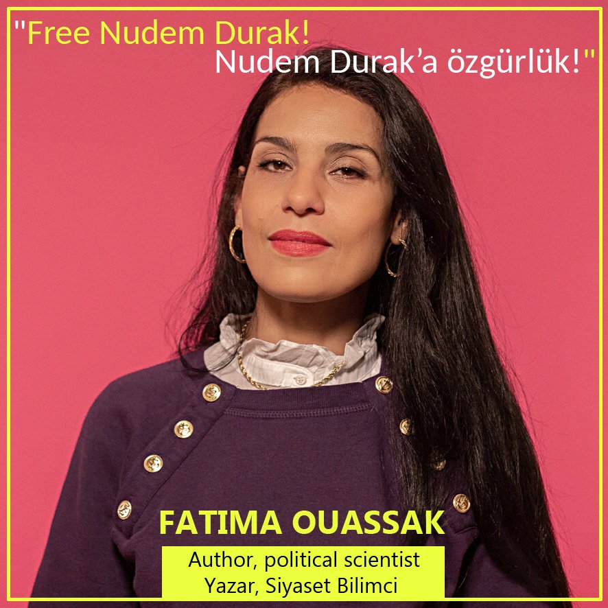 Thanks to Fatima Ouassak for joining our international campaign. Justice!

Uluslararası kampanyamıza katıldığı için Fatima Ouassak'a teşekkür ederiz. Adalet!

<a href="/FOuassak/">Fatima Ouassak</a>

[France-Morocco/Fransa-Fas]

#FreeNudemDurak #FreeAllPoliticalPrisoners