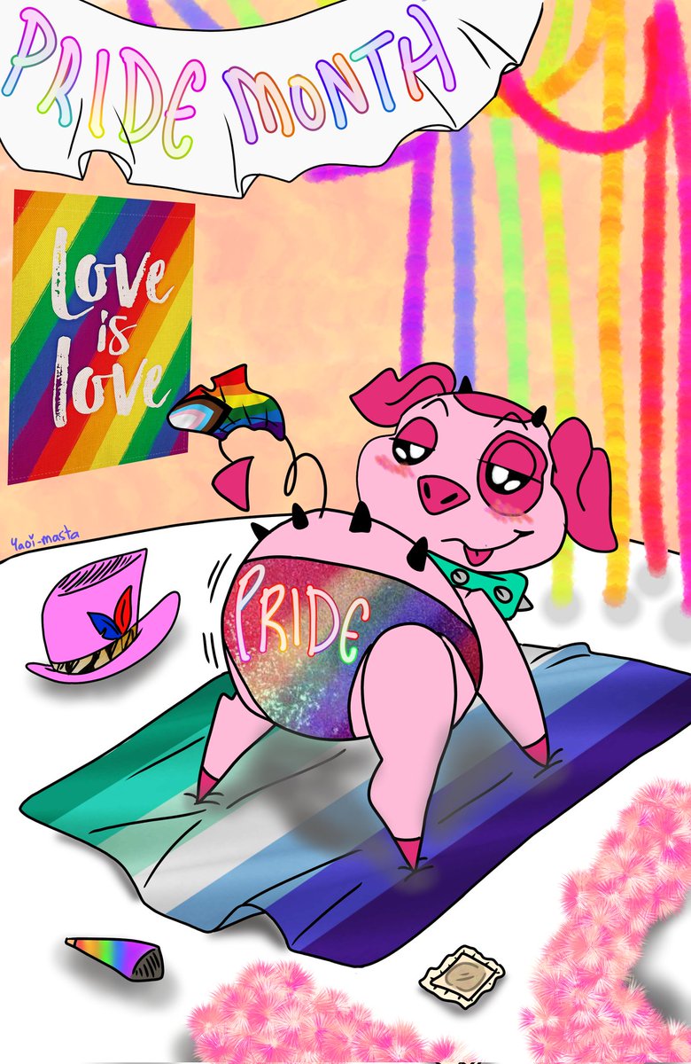 Yaoi_masta's tweet photo. Pride day\β‘β‘ @fatnuggetsweek
#fatnuggetsweek
@HazbinHotel @HELLAVERSE #HazbinHotel #hazbinhotelfatnuggets #fatnuggets #nugs #piggy #art #arts
#ArtistOnTwitter #artist #digitalart https://t.co/HTJm8K5Kzj