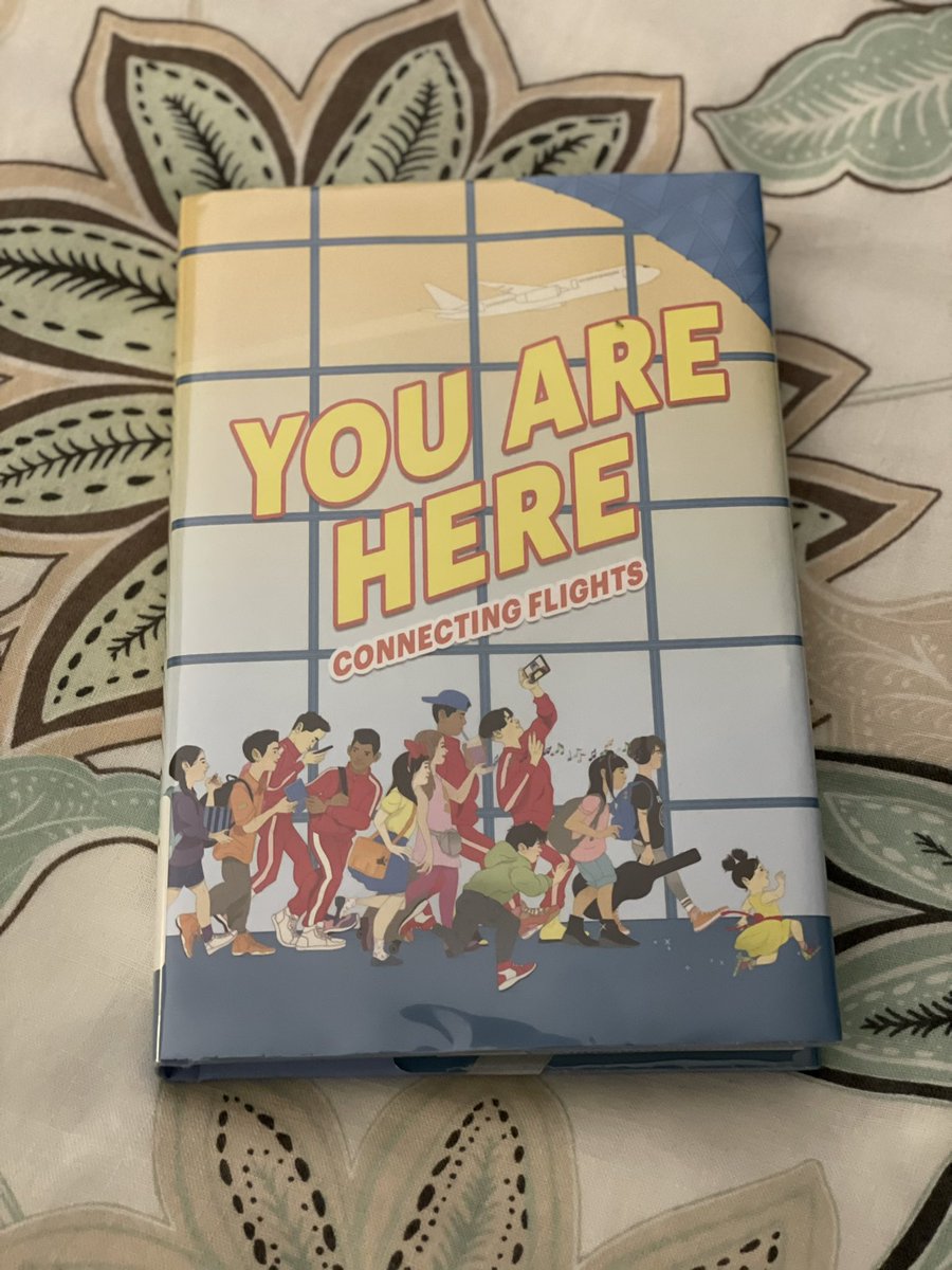 Guess where I am! Reminder: read You Are Here: Connecting Flights. One of my favorite books of the year @tracichee @mikechenwriter @MeredithIreland @Mike_Jung @erinentrada @bottomshelfbks @pacylin @ElloEllenOh @LindaSuePark @randyribay @soontornvat @SusanSMTan @AllidaBooks ❤️