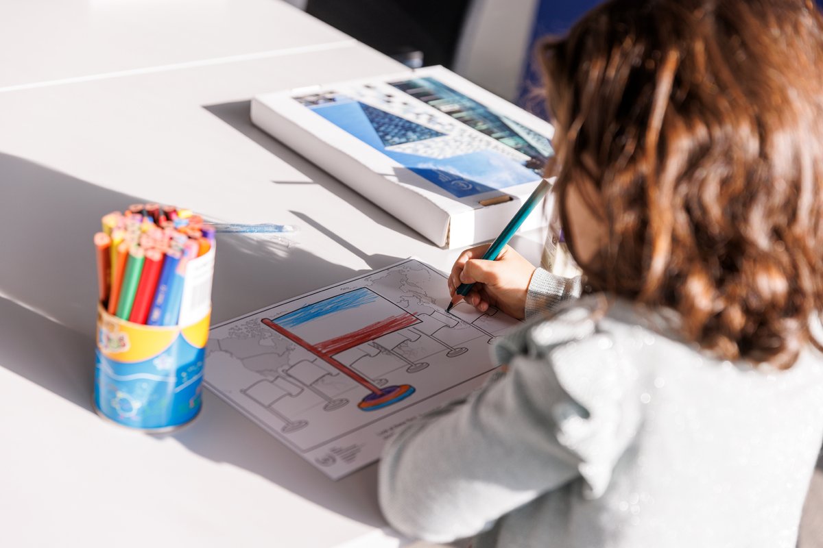 IntlCrimCourt's tweet photo. Kid’s corner at the #ICC for #JustPeace Open Day, where everyone can learn how to help build a #MoreJustWorld.
#JustPeaceMonth https://t.co/om9DTCHPSC