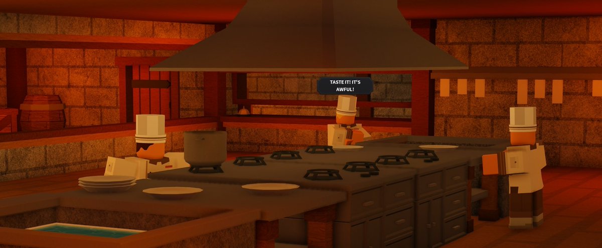 Chef Gordon is very strict, but he makes the most delicious meals in Inita! #RobloxDev #CountlessWorlds