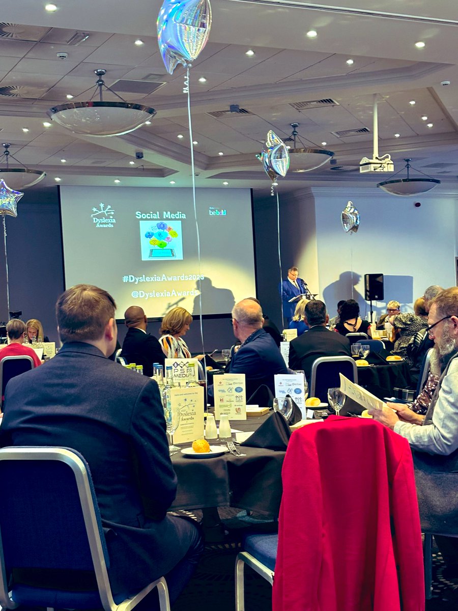 An amazing evening <a href="/DyslexiaAwards/">@DyslexiaAwards</a> Many individuals and organisations doing good things to support those with #dyslexia Thanks to <a href="/Elite_Hampers/">Elite Hampers</a> for the surprises on the table and I look forward to ordering a book for adults with dyslexia from <a href="/booksonthehill/">Books on the Hill</a> #dyslexiaawards2023