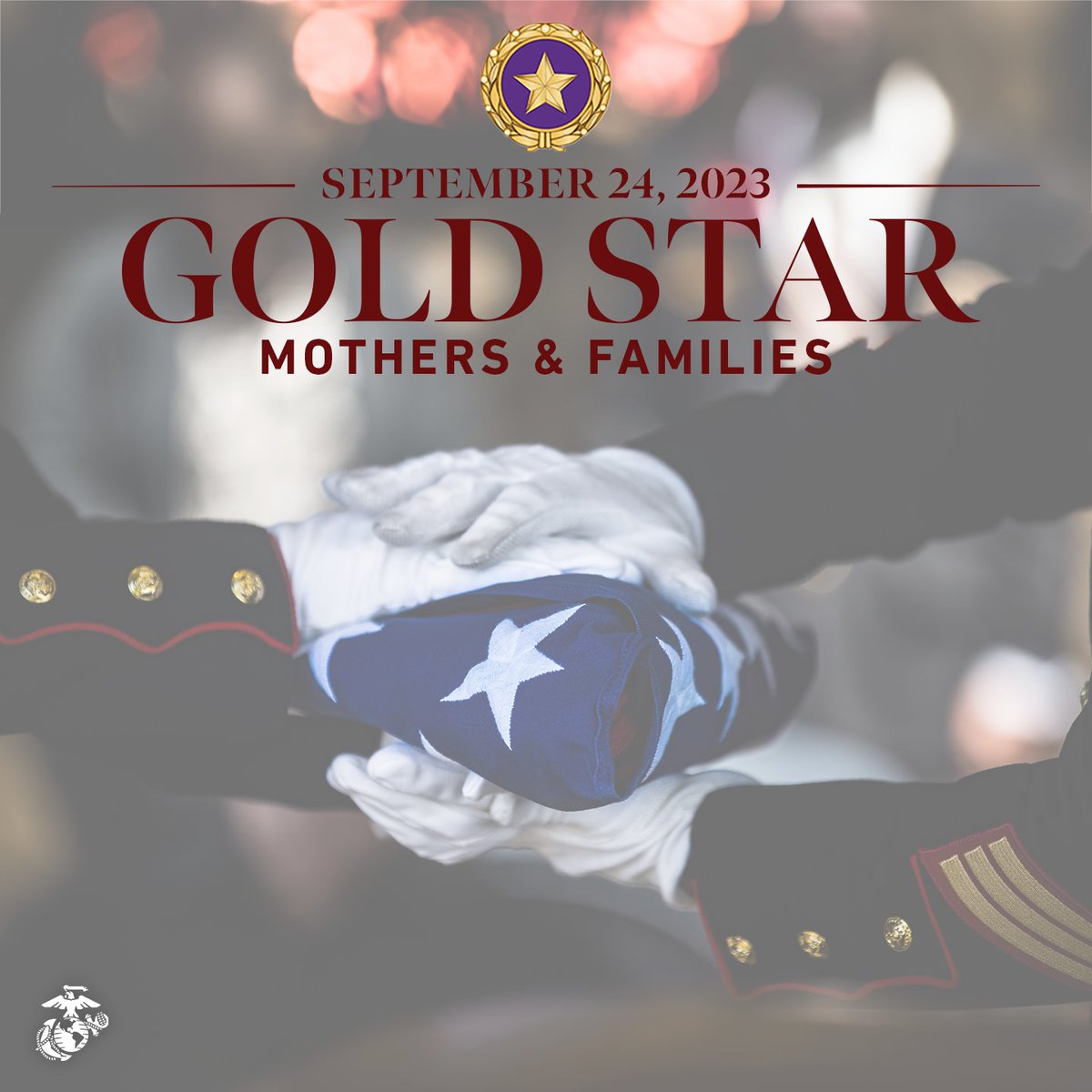 Today, the Marine Corps honors Gold Star families and the service and sacrifice of those they love.