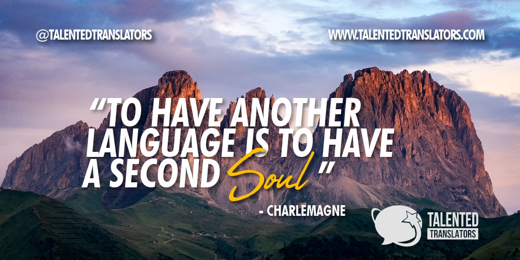 🌍 💬 “To have another  language is to have a second soul.' - Charlemagne 
#LanguageLover #LanguagePassion
#LanguageLearning#CulturalExchange