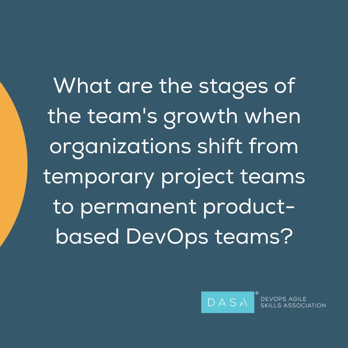 dasa_org's tweet photo. How much do you know about DevOps coaching?  Put your skills to the test and find out. Take our quiz now! https://t.co/RRqW6dX2ct

#DevOpscoach #DevOps #digitaltransformation #DevOpstraining #devopsenginer https://t.co/XYXxFLPGM3