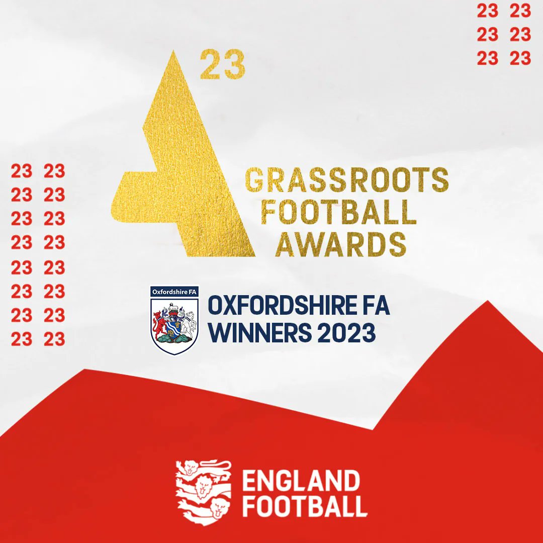 Keep an eye on Oxfordshire FA's social feeds all next week as we announce the winners of the 2023 #Oxfordshire FA #Grassroots #Football Awards! 

Keep your eyes peeled each night from 6pm! 

#OFAGRFA23 #GrassrootsHeroes
