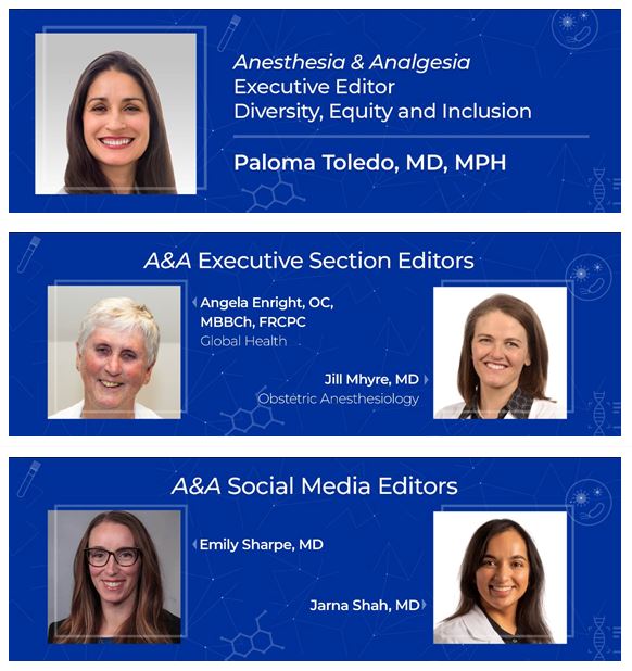IARS_Journals's tweet photo. Celebrate Women in Medicine Month.
Meet some of the women leaders and editors and Anesthesia & Analgesia and IARS.
#WomenInMedicine @iars360 @palomatoledomd @BobbieJeanSwei1 @JillMhyre @emilysharpe @jarnashahMD
https://t.co/WWDlsfUINp https://t.co/jX1tChZfCZ