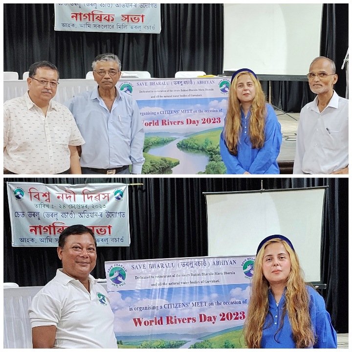 SAVE BHARALU ABHIYAN was held today at Kumar Bhaskar Natya Mandir, Guwahati on the occasion of World Rivers Day

A lively discussion on how to save Bharalu river was held at this citizen's meet. There was also a unique performance by Nirbaak, a mime group!

With President Dr…