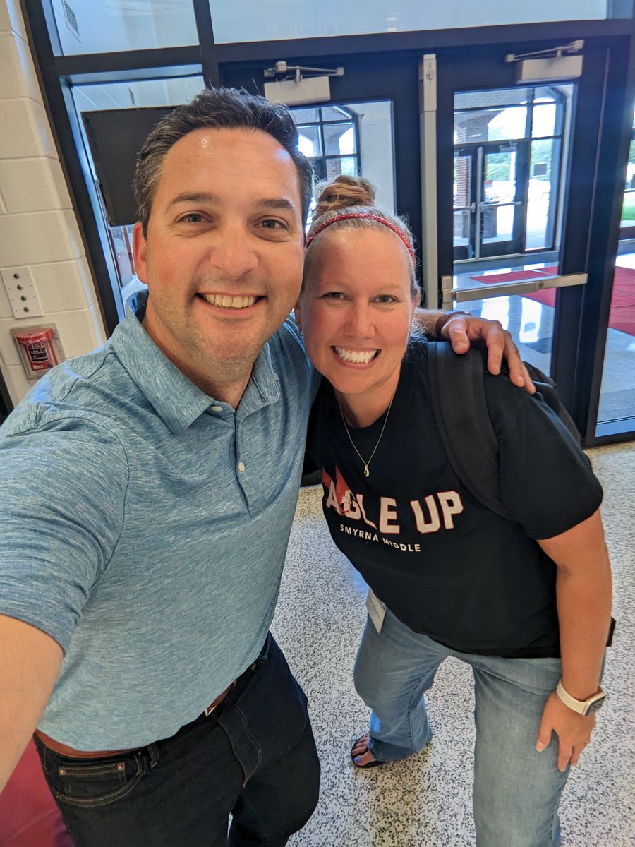MrLands's tweet image. Awesome reconnecting with high school friends and my former HS math teacher at the @smyrna_high_school PD Event on Friday. #SpartanPride 

#Knowledge_ABLE