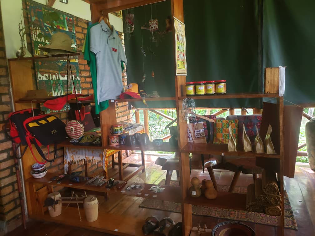 ACBF craft shop at Bugoma Jungle Lodge