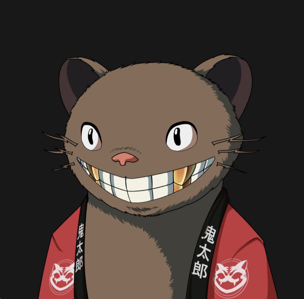 BR0THERWEST's tweet photo. @Erminio0 @KitaroNFT @ETHRome Puts a huge smile on my kats face!
#kitaroNFT #kitaro #koolkats https://t.co/Gx5tL7iOU6