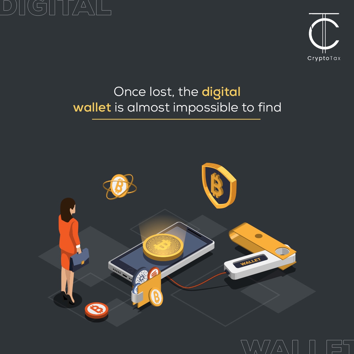 cryptotax_int's tweet photo. The fear of losing your digital wallet in the world of cryptocurrency is real. Don't take any chances, protect your digital assets with the utmost care.
.
.
#Didyouknow https://t.co/P56OTW6tjB
