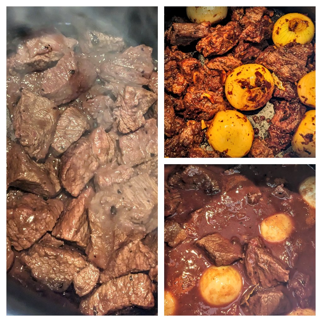 jayclark0106's tweet photo. Busy morning this morning gone for a #Cyprus inspired #Stifado 😲🔥😋 #Beef #Wine no idea how it's going to taste 😂 smells good though https://t.co/bj68ZuQacs