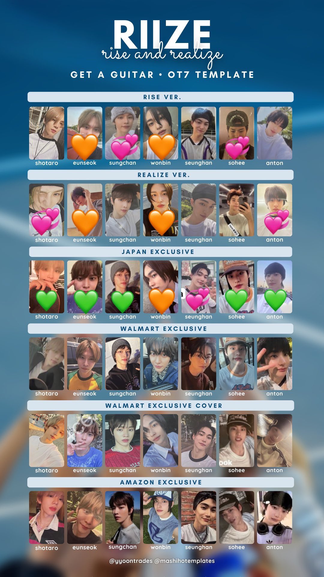 RIIZE Get A Guitar トレカ コンプリートセット mumo K-POP・アジア RIIZE Get A Guitar トレカ コンプリートセット mumo K-POP・アジア