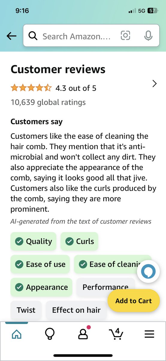 ThatsMySA's tweet photo. Is @amazon coding stereotypes into their AI review summaries? No one used the words “all that jive” 😑 https://t.co/BLHBJLGXyx