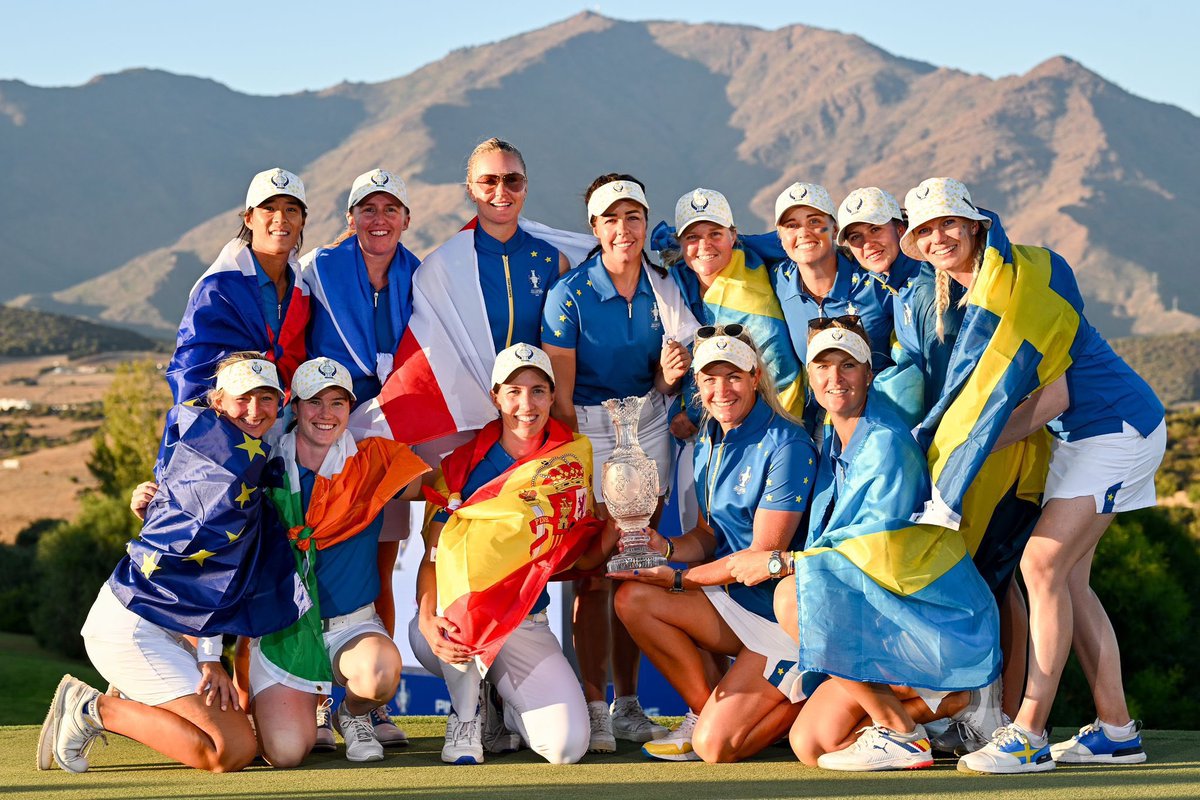 What a week, what a team 💙💛
<a href="/SolheimCupEuro/">Solheim Cup Team Europe</a> 
Never gave up 💪🏼🇪🇺🦁