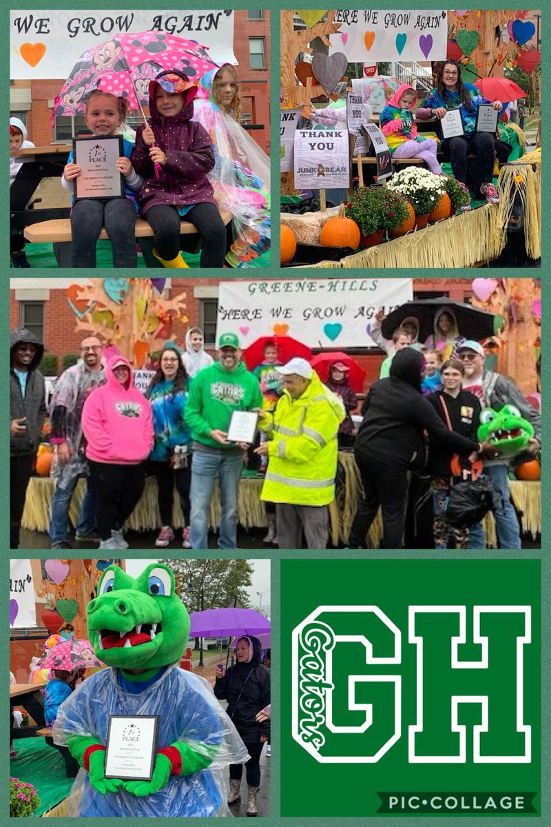 Amazing turn out today for the Bristol Mum Parade! GHS took home two Mum Parade awards for our float “Here We Grow Again.” Special thanks to all of our GH volunteers who made this day such a success! #GoGators #AllHeart 🍁🐊💙 @GHillsGators @BristolCTSchool @BristolAllHeart