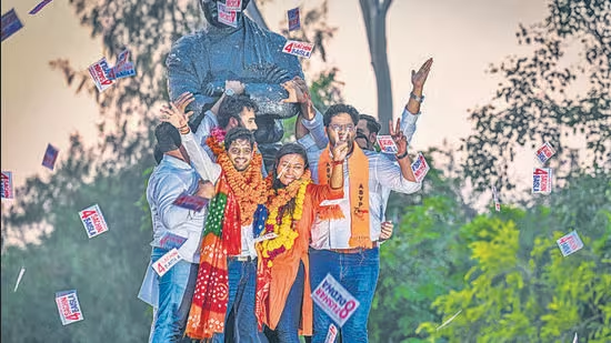 The Department of Buddhist Studies at #DelhiUniversity has become a hub for student politics, with many winners of student union elections studying there. (@ButaniAshna reports) hindustantimes.com/cities/delhi-n…