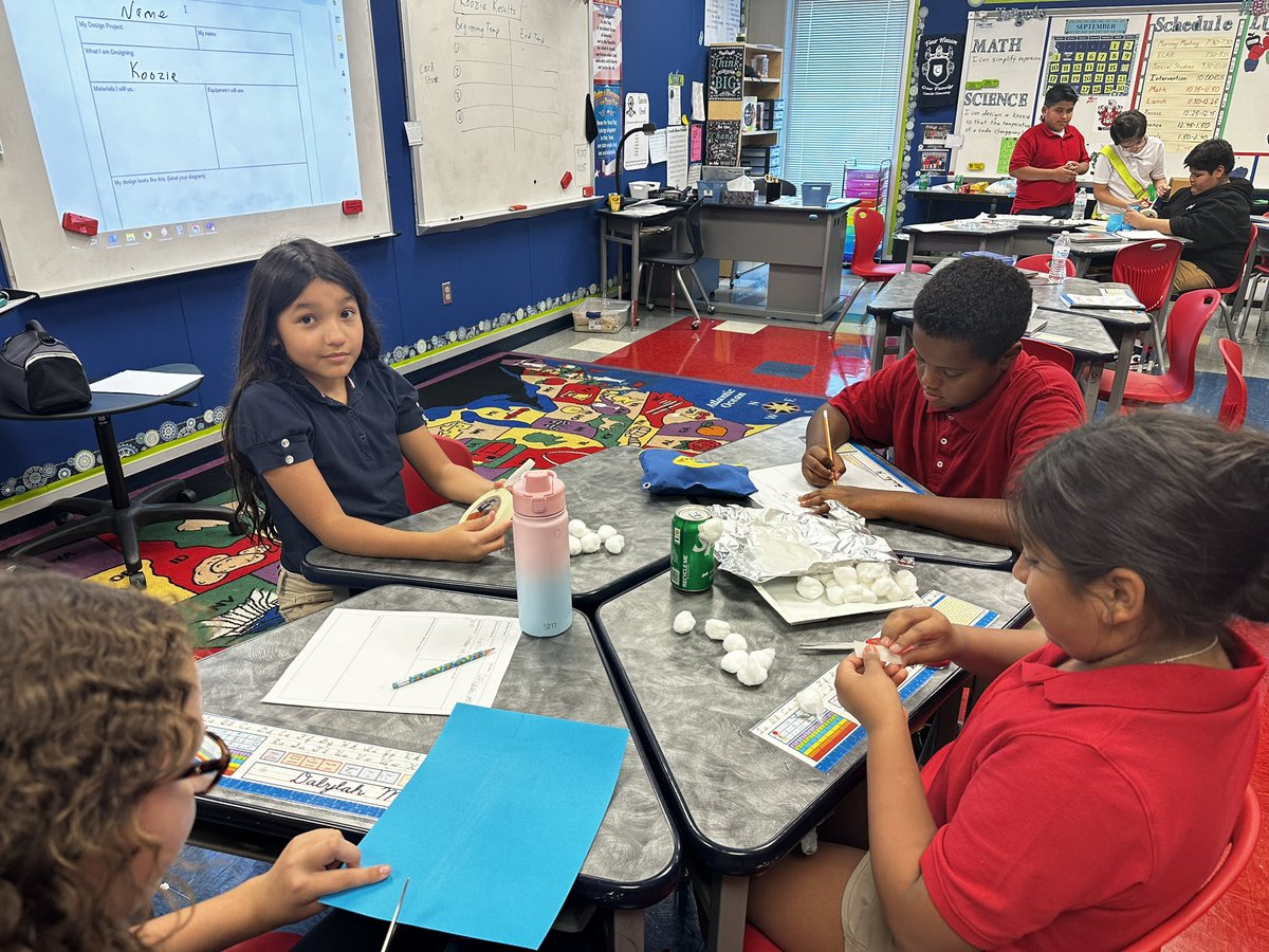 Designing the best Koozie in Mr. York’s 5th science class at Camelot #discoverNEISD #theNEISDway #NEISD_science #Camelot