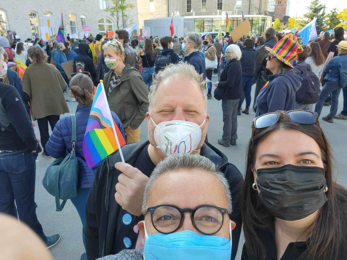 Love wins. <a href="/slycastaldi/">Sly Castaldi</a> <a href="/gwpoverty/">GW Poverty</a> Even when we have to gather to oppose hate we can feel abundant joy and love together. Hopefully it is contagious. @DrDanielGillis <a href="/woosignimom/">Patricia Tersigni | 🍀 She/Her</a> <a href="/erin/">Erin Caton</a> <a href="/CamGuthrie/">Mayor Cam Guthrie</a> <a href="/LloydLongfield/">Lloyd Longfield</a> <a href="/MikeSchreiner/">Mike Schreiner</a> <a href="/MarvaWisdom/">Marva Wisdom, O.Ont.</a>