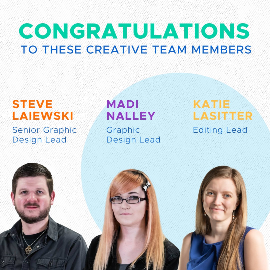 InfinityMktSC's tweet image. You can't see it, but our whole team is doing a happy dance right now. 🕺💃 So excited to share these recent promotions. Congrats Steve, Madi, and Katie! 🙌

#marketingagency #promotion