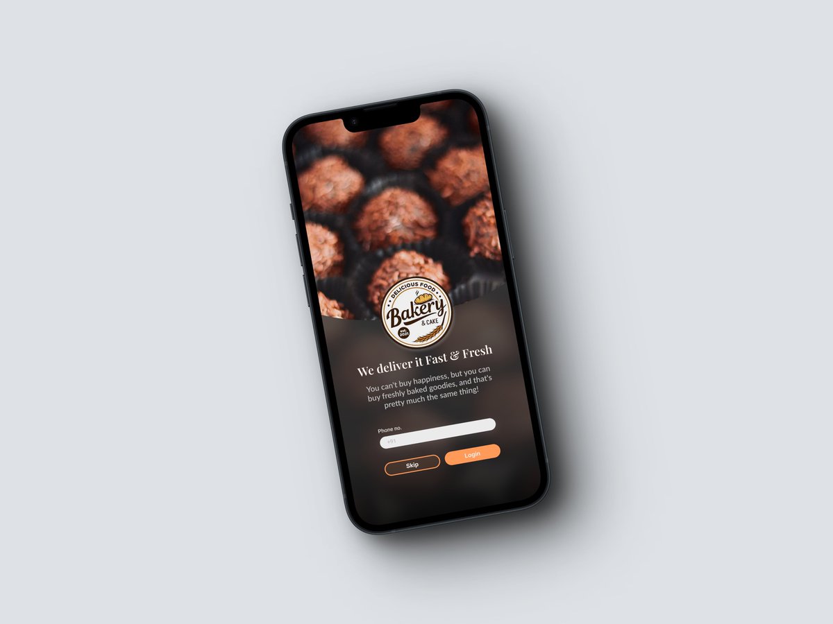 HaritKhoda's tweet photo. "Hey designers 🎨! 

Just got a sneak peek of the sweetest UI design for a bakery app 🍰📲. 

This is my second design attempt, and I'd love your feedback and thoughts on it. Let's bake up some design excellence together! 🤩 #BakeryApp #UI #DesignFeedback https://t.co/ZKg2Wnv4mk