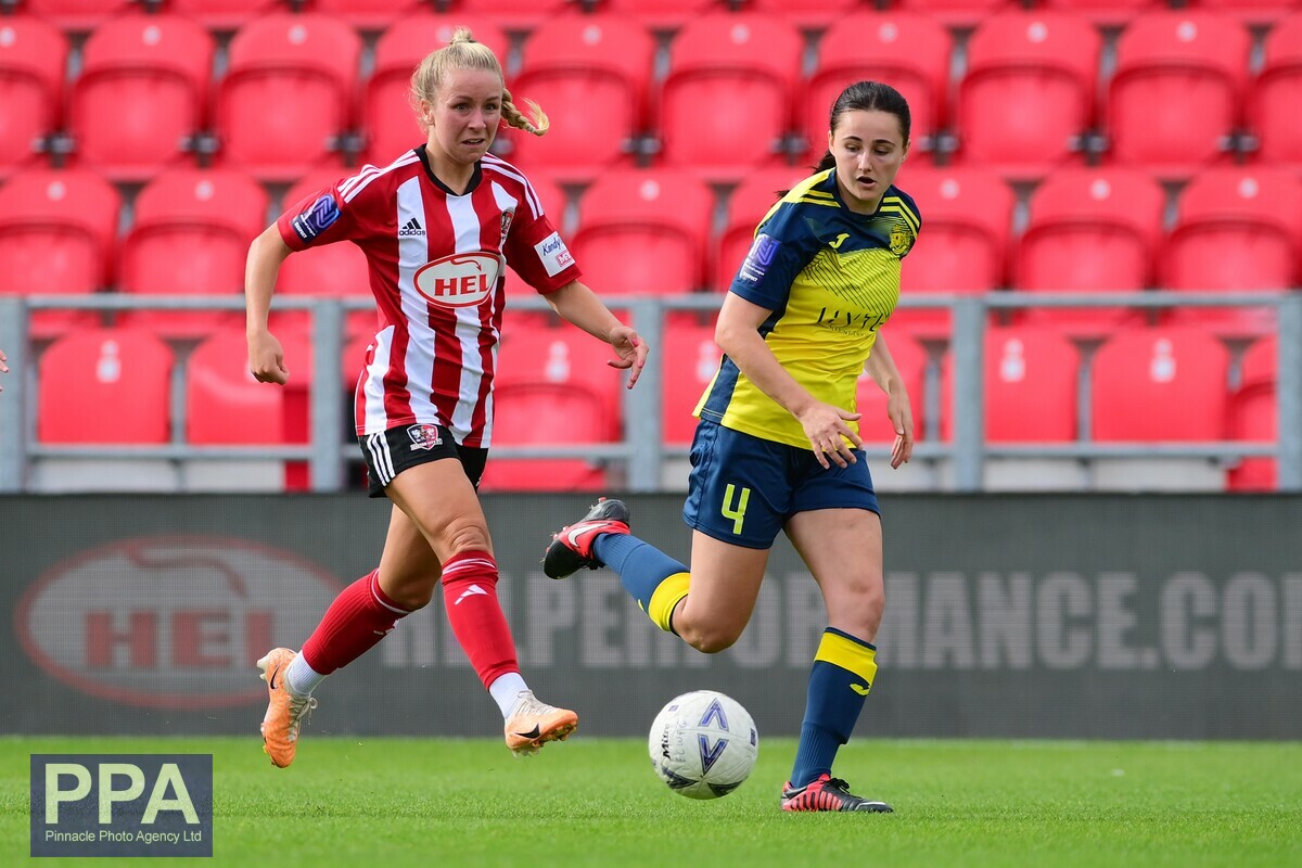 ppauk's tweet photo. ⚽️ - 𝙎𝙐𝙋𝙀𝙍 𝙎𝙐𝙉𝘿𝘼𝙔 - ⚽️

@OfficialECFC Women prove too strong for @MoneysFCWomen in today's National League Division 1 South West Match at St James' Park

📸 - Tom Sandberg

#EXEvMON #Football #ExeterCity #MoneyfieldsFC #WomensSport #ppauk https://t.co/8IdLzg1W6e