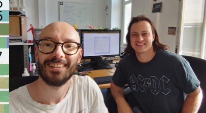 The topic of the live challenge this year was Crossing minimum point set embedding. Check details here: mozart.diei.unipg.it/gdcontest/2023… 
The third place in the manual category was taken by:
Alexander Dober and Jules Wulms! Congratulations!